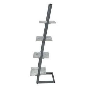 57" Graystone 4 Tier Ladder Bookshelf - Breighton Home 3 57" Graystone 4 Tier Ladder Bookshelf - Breighton Home - Image 3