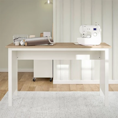 Vario Workbench White/Weathered Oak - Room & Joy 2 Vario Workbench White/Weathered Oak - Room & Joy - Image 2