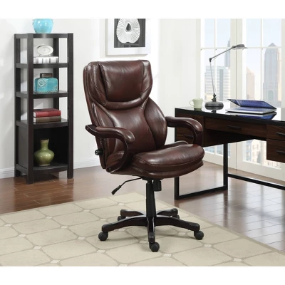 Big & Tall Executive Chair Redwood Leather - Serta 2 Big & Tall Executive Chair Redwood Leather - Serta - Image 2
