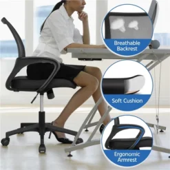 Yaheetech Adjustable Ergonomic Computer Chair Office Chair -WorkHaven Sales Shop GUEST d43aa7ea 23ff 48ab bee7 99a1eef70d2a