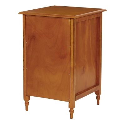 File Cabinet Cherry - OSP Home Furnishings 2 File Cabinet Cherry - OSP Home Furnishings - Image 2