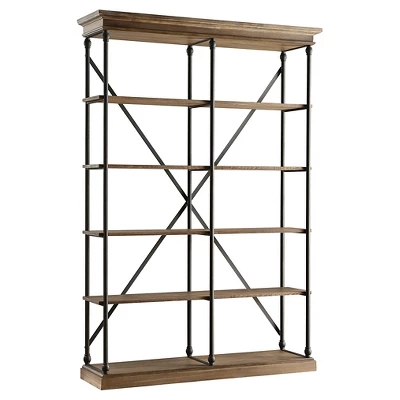 84" Belvidere 5 Shelf Bookcase - Inspire Q 8 84" Belvidere 5 Shelf Bookcase - Inspire Q - Image 8