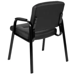 Flash Furniture Darwin Flash Fundamentals Black LeatherSoft Executive Reception Chair With Black Metal Frame -WorkHaven Sales Shop GUEST d70e8ffe 0f09 4f64 bf89 d93a382cb925