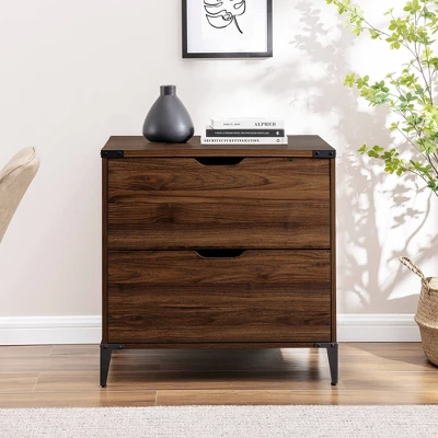 Urban Industrial Angle Iron Filing Cabinet - Saracina Home 2 Urban Industrial Angle Iron Filing Cabinet - Saracina Home - Image 2