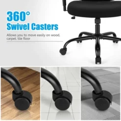 Costway 400LBS Mesh Big & Tall Office Chair Swivel Task Chair W/ Lumbar Support 16 Costway 400LBS Mesh Big & Tall Office Chair Swivel Task Chair W/ Lumbar Support -WorkHaven Sales Shop GUEST d7f43a32 aaaf 4366 a4b5 a1434f0aba68