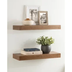 2pc 24" Havlock Wood Shelf Set - Kate & Laurel All Things Decor -WorkHaven Sales Shop GUEST d8567ef5 6577 41ce ade9 6761a6a8e5d7