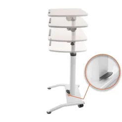 Cruizer Pivot Mobile Podium – Tilting Desktop And Pneumatic Height Adjustment – White – Stand Steady 14 Cruizer Pivot Mobile Podium – Tilting Desktop And Pneumatic Height Adjustment – White – Stand Steady -WorkHaven Sales Shop GUEST d8648860 6bd6 414a a30b 2a2c8880d36d