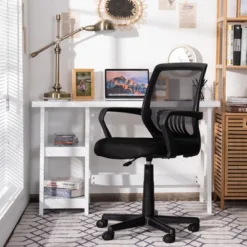 Costway Mid-Back Office Executive Chair Mesh Chair Height Adjustable W/ Lumbar Support 12 Costway Mid-Back Office Executive Chair Mesh Chair Height Adjustable W/ Lumbar Support -WorkHaven Sales Shop GUEST d8bc2b7e d196 41a1 b69c c36a873e5aca