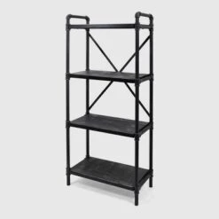 Greenwood Industrial Iron Four Shelf Bookcase - Christopher Knight Home 11 Greenwood Industrial Iron Four Shelf Bookcase - Christopher Knight Home -WorkHaven Sales Shop GUEST d8d4f6b2 07be 4579 81ca 39432b0ca1ab