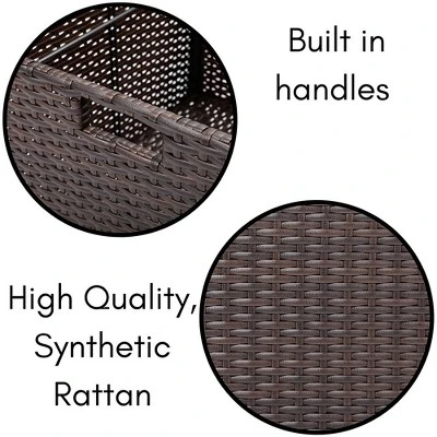 BIRDROCK HOME Rolling File Box - Storage Cabinet With Wheels - File Organizers Boxes - Home Office (Espresso) 5 BIRDROCK HOME Rolling File Box - Storage Cabinet With Wheels - File Organizers Boxes - Home Office (Espresso) - Image 5