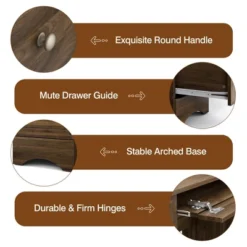 Costway Vintage Computer Desk Home Office Study Table Spacious Workstation W/ 3 Drawers 14 Costway Vintage Computer Desk Home Office Study Table Spacious Workstation W/ 3 Drawers -WorkHaven Sales Shop GUEST d96589c3 59b1 473b 90ca bb6ee54cb86b