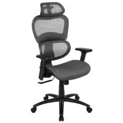 Flash Furniture Ergonomic Mesh Office Chair With 2-to-1 Synchro-Tilt, Adjustable Headrest, Lumbar Support, And Adjustable Pivot Arms -WorkHaven Sales Shop GUEST d9c4118d c738 4ab6 ae76 e07ab93cca16