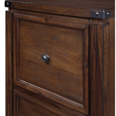 2 Drawers Baton Rouge File Cabinet - OSP Home Furnishings 5 2 Drawers Baton Rouge File Cabinet - OSP Home Furnishings - Image 5