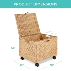 Best Choice Products Hyacinth Rolling Filing Cabinet Mobile Organizer Storage Basket W/ Lid, Locking Wheels 13 Best Choice Products Hyacinth Rolling Filing Cabinet Mobile Organizer Storage Basket W/ Lid, Locking Wheels -WorkHaven Sales Shop GUEST d9e4eb58 2d80 4189 acee 1368b704f703