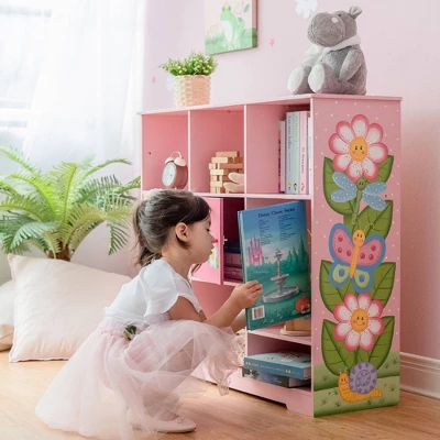 Magic Garden Adjustable Cube Bookshelf Pink - Fantasy Fields By Teamson Kids 9 Magic Garden Adjustable Cube Bookshelf Pink - Fantasy Fields By Teamson Kids - Image 9