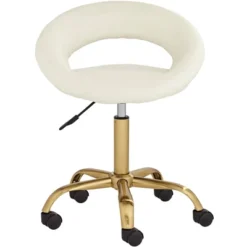 55 Downing Street Briar Gold And White Faux Leather Adjustable Office Chair 15 55 Downing Street Briar Gold And White Faux Leather Adjustable Office Chair -WorkHaven Sales Shop GUEST dac40346 c6da 49af a55f c22016512e65