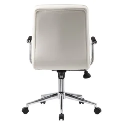 Modern Office Chair With Chrome Arms White - Boss Office Products 8 Modern Office Chair With Chrome Arms White - Boss Office Products -WorkHaven Sales Shop GUEST db724576 1997 4f73 8b67 629a734b93f8
