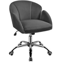 Yaheetech Modern Swivel Rolling Desk Chair With Armrests For Home Office -WorkHaven Sales Shop GUEST dc83af27 ad11 49ad a96c 6b30ab4f13f9