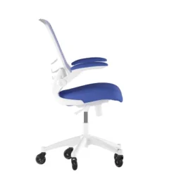 Flash Furniture Kelista Mid-Back Swivel Ergonomic Task Office Chair With Flip-Up Arms And Transparent Roller Wheels -WorkHaven Sales Shop GUEST dcf5010b 763b 4412 bee7 95849f0f3937