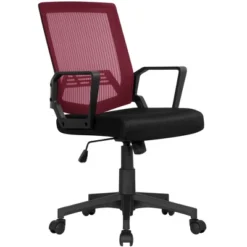 Yaheetech Adjustable Mid-Back Office Chair Computer Chair With Wheels -WorkHaven Sales Shop GUEST de674383 273b 4f50 ab52 7fd0f17f274d