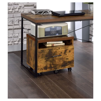 1 Drawer File Cabinet Oak - Acme Furniture 1 1 Drawer File Cabinet Oak - Acme Furniture