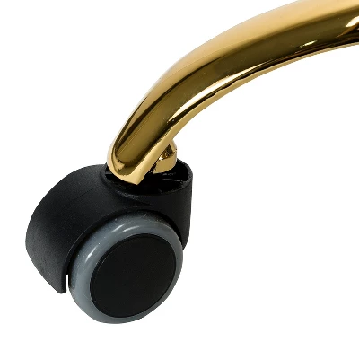 Puvis Upholstered Task Desk Chair Home Office Adjustable Swivel Home Office Chair| Karat Home - Moss 7 Puvis Upholstered Task Desk Chair Home Office Adjustable Swivel Home Office Chair| Karat Home - Moss - Image 7