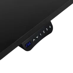 Flash Furniture 48" Wide Black Electric Height Adjustable Standing Desk With Mid-Back Black LeatherSoft And Chrome Executive Swivel Office Chair -WorkHaven Sales Shop GUEST df0012e9 80de 467b b315 3cbb87fd34f0 1