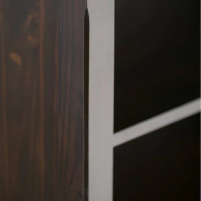 44" Halifax Multi Cube Bookcase And Storage Unit Hickory Brown - WyndenHall 5 44" Halifax Multi Cube Bookcase And Storage Unit Hickory Brown - WyndenHall - Image 5