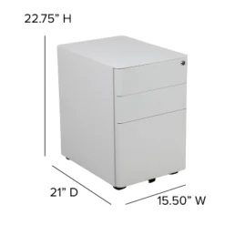 Flash Furniture Modern 3-Drawer Mobile Locking Filing Cabinet With Anti-Tilt Mechanism And Hanging Drawer For Legal & Letter Files 19 Flash Furniture Modern 3-Drawer Mobile Locking Filing Cabinet With Anti-Tilt Mechanism And Hanging Drawer For Legal & Letter Files -WorkHaven Sales Shop GUEST df2d88db 150f 4c04 a505 d0483b1c06ae
