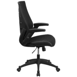 Emma And Oliver High Back Black Mesh Swivel Ergonomic Office Chair With Adjustable Flip-Up Arms 15 Emma And Oliver High Back Black Mesh Swivel Ergonomic Office Chair With Adjustable Flip-Up Arms -WorkHaven Sales Shop GUEST df464d0a 6258 47e8 9d20 34b48b93faac