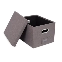 Internet's Best 2-Pack Collapsible File Storage Organizer With Lid - Grey 9 Internet's Best 2-Pack Collapsible File Storage Organizer With Lid - Grey -WorkHaven Sales Shop GUEST e0398b75 dd8b 4d47 87ca c50647d450e6