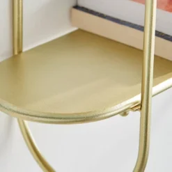 20" 2 Tier Warm Metal Hanging Bracket Wall Mounted Shelf Gold - Danya B. 14 20" 2 Tier Warm Metal Hanging Bracket Wall Mounted Shelf Gold - Danya B. -WorkHaven Sales Shop GUEST e0f1be5a f324 4c9e b4e1 7631f7d93ee5