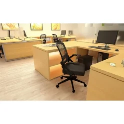 Mesh Flip Arm Task Chair Black - Boss Office Products