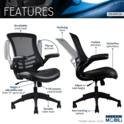 Modern Office Chair Black - Techni Mobili 11 Modern Office Chair Black - Techni Mobili -WorkHaven Sales Shop GUEST e356e0df 3a9f 4c97 a4c9 33d6453d2dfa