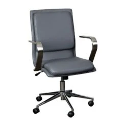 Flash Furniture James Mid-Back Designer Executive Upholstered Office Chair With Brushed Metal Base And Arms 27 Flash Furniture James Mid-Back Designer Executive Upholstered Office Chair With Brushed Metal Base And Arms -WorkHaven Sales Shop GUEST e4080afa 6bcd 41a8 893a e55ed6e46d52