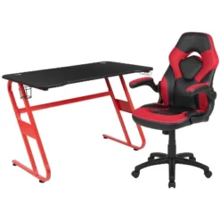 Flash Furniture Gaming Desk And Racing Chair Set With Cup Holder And Headphone Hook -WorkHaven Sales Shop GUEST e56516e6 1abe 4adb 940a 79913d16eb4b