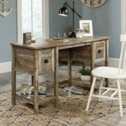 Granite Trace Desk Rustic Cedar - Sauder