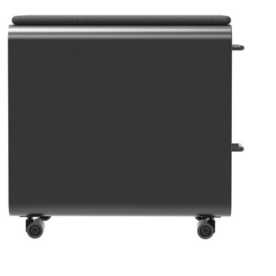 Monoprice Round Corner 2-Drawer File Cabinet - Black, Lockable With Seat Cushion - Workstream Collection 3 Monoprice Round Corner 2-Drawer File Cabinet - Black, Lockable With Seat Cushion - Workstream Collection - Image 3