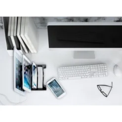 Prosumer's Choice Multi-Device Smartphones And Tablets Charging Station And Device Organizer Stand, Black