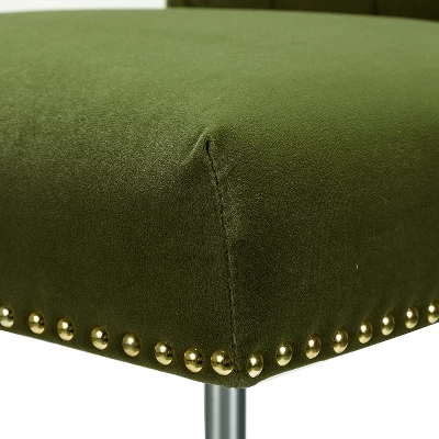 Puvis Upholstered Task Desk Chair Home Office Adjustable Swivel Home Office Chair| Karat Home - Moss 5 Puvis Upholstered Task Desk Chair Home Office Adjustable Swivel Home Office Chair| Karat Home - Moss - Image 5