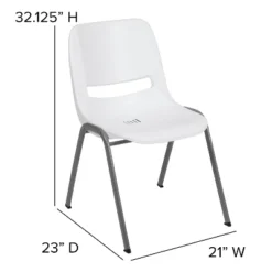Emma And Oliver White Ergonomic Shell Student Stack Chair - Classroom Chair / Office Guest Chair 15 Emma And Oliver White Ergonomic Shell Student Stack Chair - Classroom Chair / Office Guest Chair -WorkHaven Sales Shop GUEST eaef3764 aed2 4728 bb18 88b6aec3e8e4
