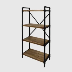 Greenwood Industrial Iron Four Shelf Bookcase - Christopher Knight Home 10 Greenwood Industrial Iron Four Shelf Bookcase - Christopher Knight Home -WorkHaven Sales Shop GUEST ebe4ff02 79b6 4c04 aba4 102f00869968