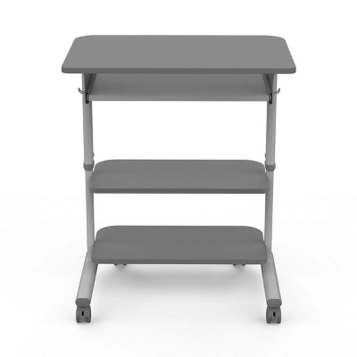 Stand Up Desk Store Adjustable Height Mobile Workstation With Retractable Keyboard Tray (29” Wide) 2 Stand Up Desk Store Adjustable Height Mobile Workstation With Retractable Keyboard Tray (29” Wide) - Image 2