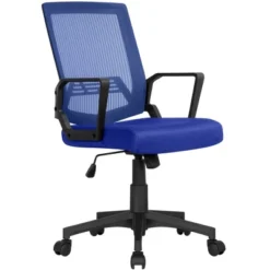 Yaheetech Adjustable Mid-Back Office Chair Computer Chair With Wheels -WorkHaven Sales Shop GUEST eccb47b9 2acb 44c5 bb29 6a31202a71cc