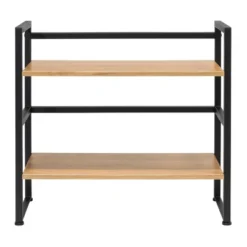 47.5" 4 Shelf Or 2 Shelf Stackable Bookshelf Graphite Black/Ashwood - Calico Designs -WorkHaven Sales Shop GUEST ed04f46b ad80 4545 9803 8e08a0f2b759