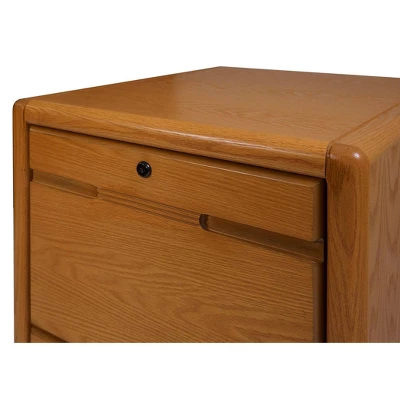 2 Drawer File Cabinet Brown - Martin Furniture 6 2 Drawer File Cabinet Brown - Martin Furniture - Image 6