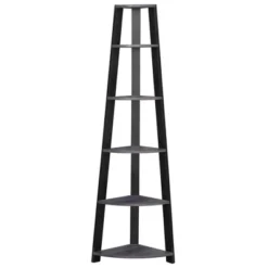 71" Bookcase Corner Accent Etagere - EveryRoom -WorkHaven Sales Shop GUEST ef40accb e01e 4ff7 bfb2 4f21e342ec4c