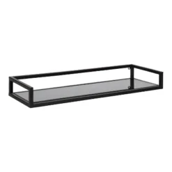 24" X 8" X 3" Blex Metal And Glass Wall Shelf - Kate & Laurel All Things Decor 13 24" X 8" X 3" Blex Metal And Glass Wall Shelf - Kate & Laurel All Things Decor -WorkHaven Sales Shop GUEST f05e8409 3177 410c bef6 8af83c9c2bf2