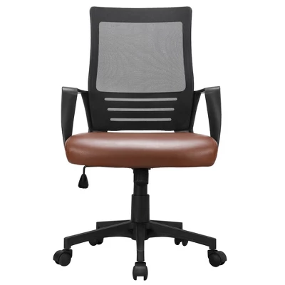 Yaheetech Adjustable Office Chair Midback Computer Chair With Lumbar Support 9 Yaheetech Adjustable Office Chair Midback Computer Chair With Lumbar Support - Image 9