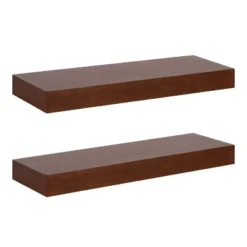 2pc 24" Havlock Wood Shelf Set - Kate & Laurel All Things Decor -WorkHaven Sales Shop GUEST f187d120 ca58 43da a276 939272884cf2